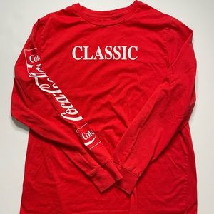 Coca Cola Men’s Long Sleeve Red Size (L)
